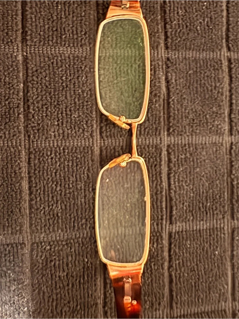 Versace gold tortoise